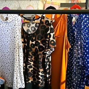 Multiple color blouses)